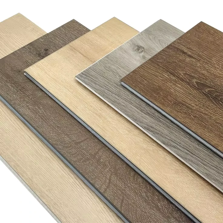 Lamin Floor Waterproof PVC Laminate SPC Vinyl Flooring Indoor Plastic Click Floor for Spaces & Hotel Applications