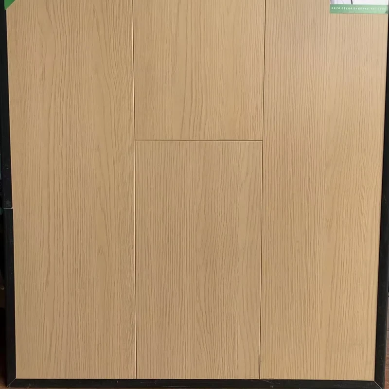 Laminate Flooring PVC Material AC4 Wear Resistant Waterproof E1 Grade Formaldehyde Medium Plank Click Installation Modern Design