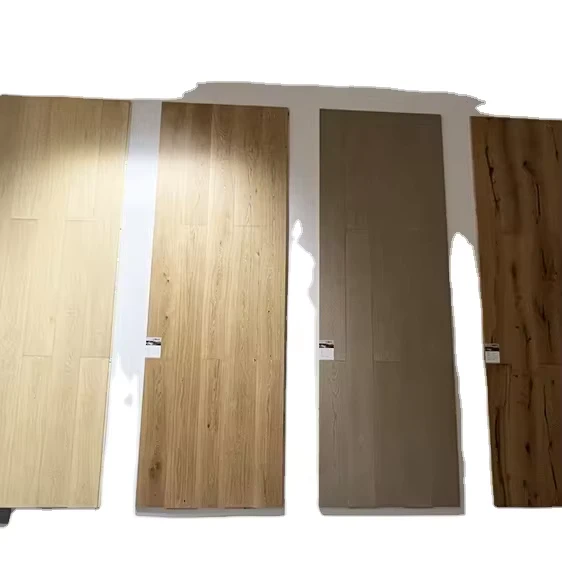 Laminate Wood Flooring for Living Room Click Installation Wear Resistant AC5+ Smooth Technics