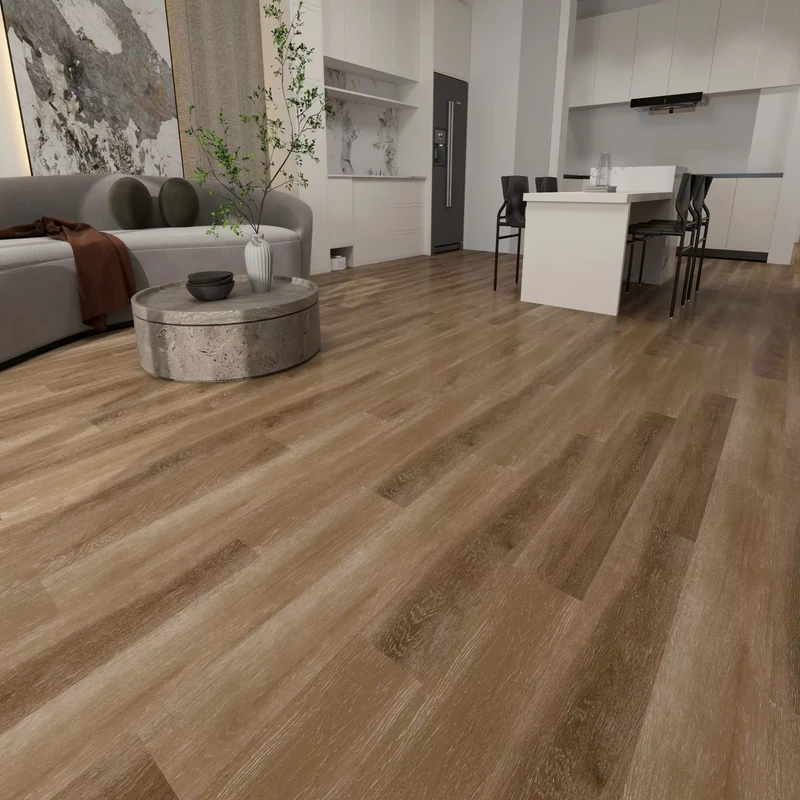 Laminated Flooring AC5 Wear Resistant Smooth Click Installation Matte Surface Waterproof for Bathroom Kitchen Home Decoration