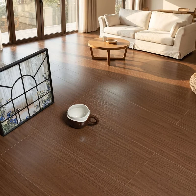 Laminated HDF 11mm Thick High Gloss Modern Design Eco Friendly Durable AC4 Waterproof Click Installation Flooring Living Room