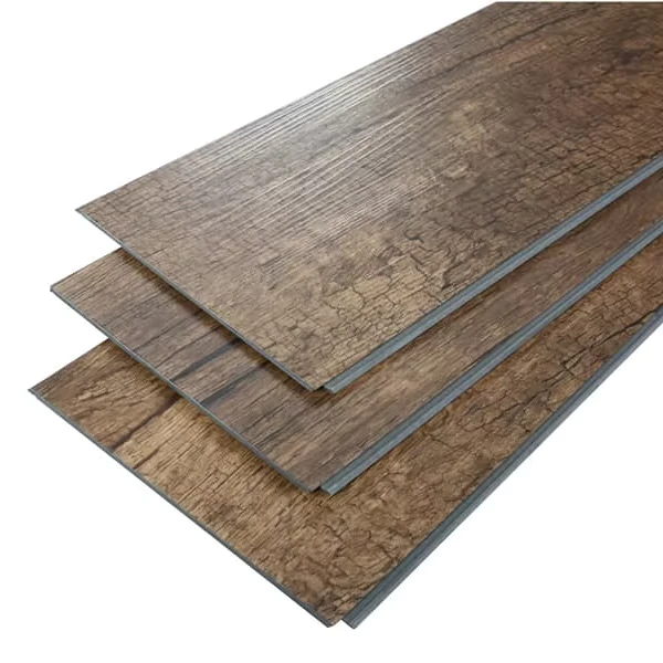Laminated Luxury LVP SPC Flooring Vinyl Plank Waterproof with IXPE Mute Pad