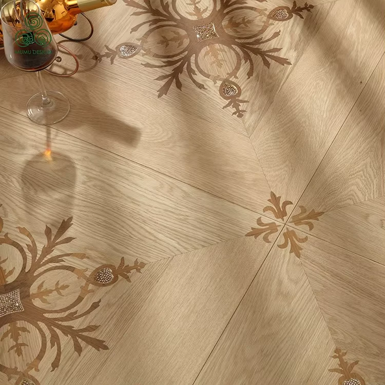 Latest European Style Wooden Engineered White Oak Waterproof Home Wood Flooring
