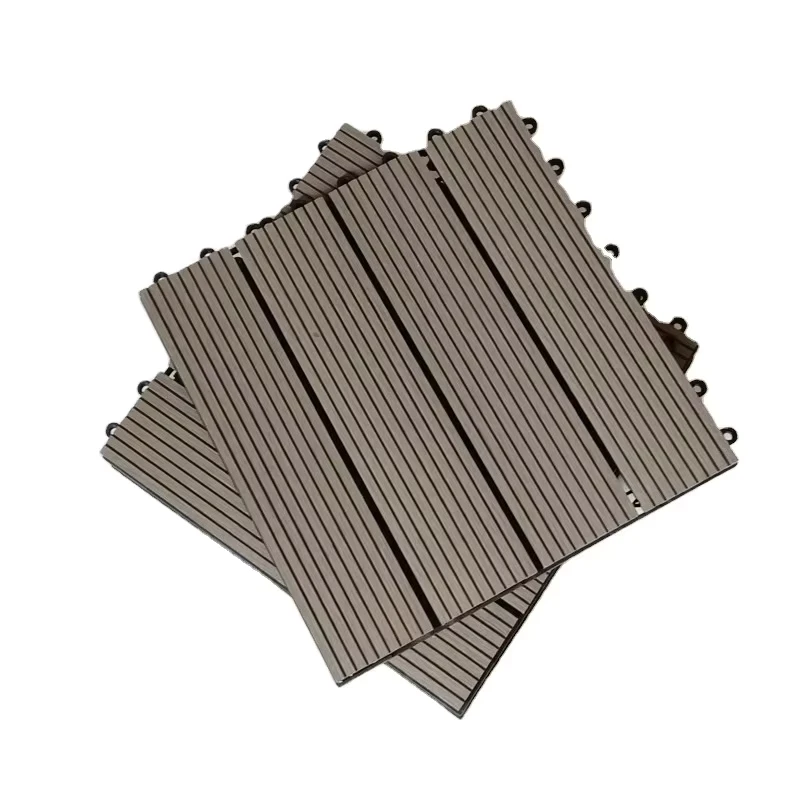 Light Gray Interlocking Dance Tent Weddings Events Easy Clean Waterproof Outdoor PVC PP Decking Tiles Wpc European Style