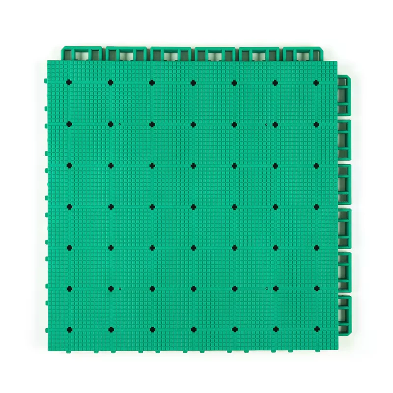 Lock Badminton Plastic Flooring 15mm Thick Eco Friendly Anti Slip for Outdoor Sports Fields