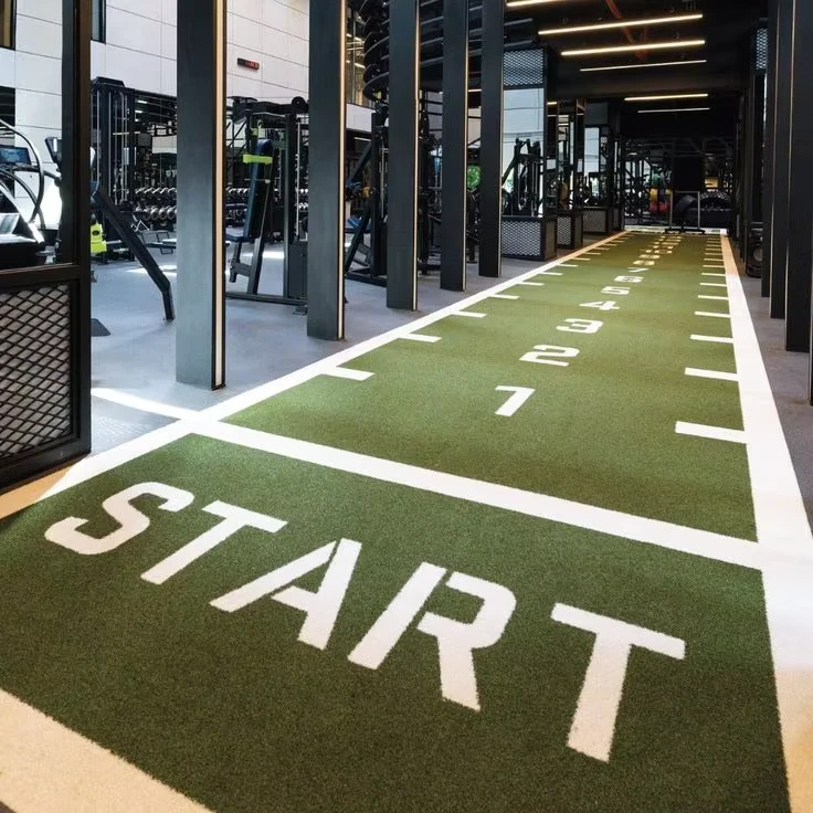 Logo Customization Gym Lawn Sports Flooring Synthetic Turf Carpet