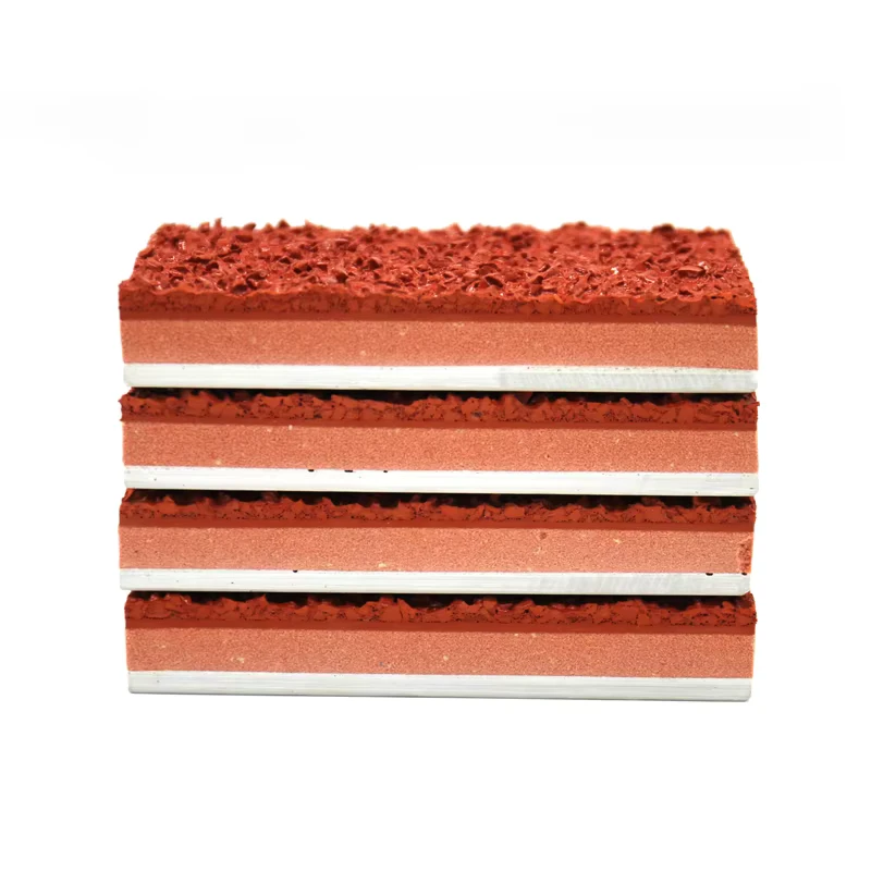 Long Service Life Full Polyurethane Athletic Field Sport Flooring Full PU Plastic Running Track Made of Durable Rubber