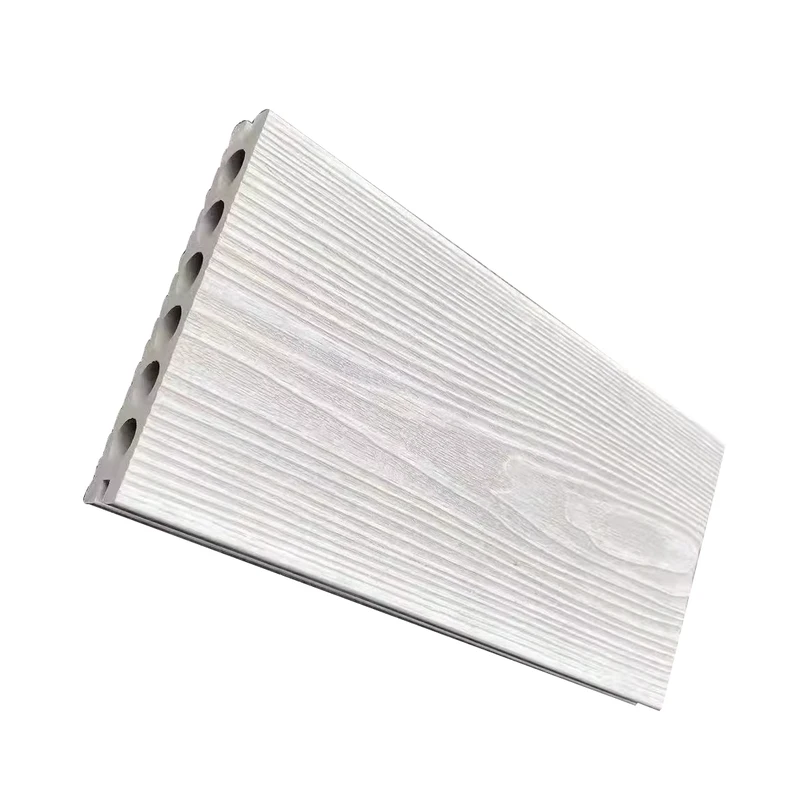 Low Moq White Wpc Decking Wpc Flooring Outdoor White Wpc Decking Floor