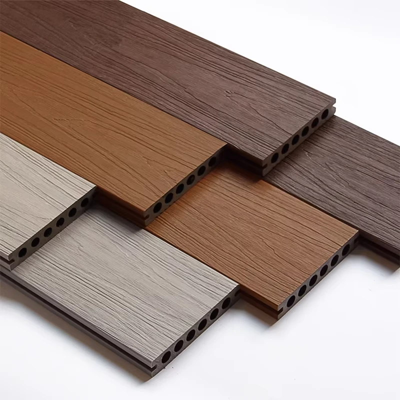 Low Price Outdoor Decoration Wood Decking Garden Plastic Composite Decking