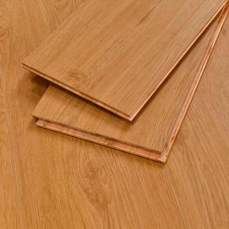 Low cost wide plank oak hardwood engineered flooring with parquet design
