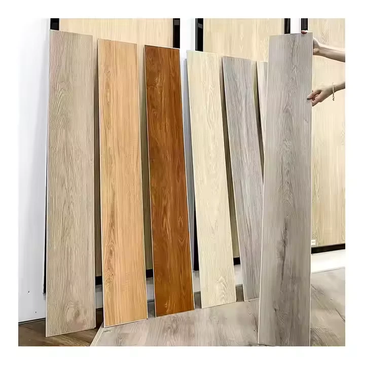 Luxury Apartment Floor Solutions Waterproof PVC Vinyl Plastic Wood Grain SPC Click Flooring
