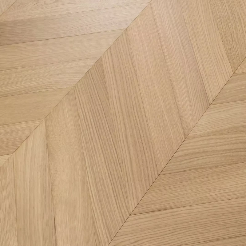 Luxury Brushed Engineered Hardwood Flooring Parquet White Oak Birch Customized Chevron Engineered Flooring