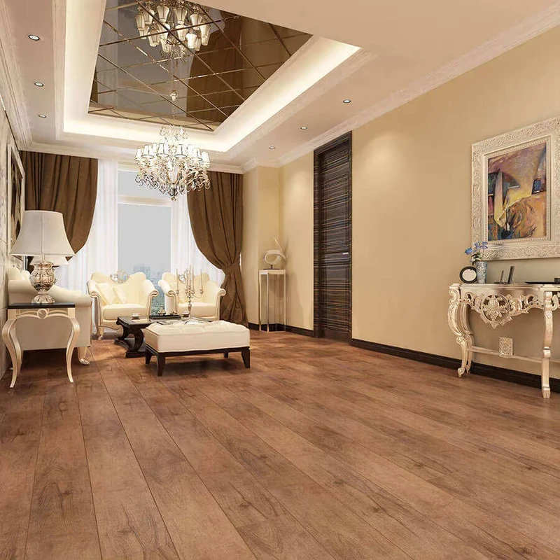 Luxury Herringbone SPC Flooring Waterproof Anti Scratch Wood Grain Vinyl Tile for Modern Apartment Villa