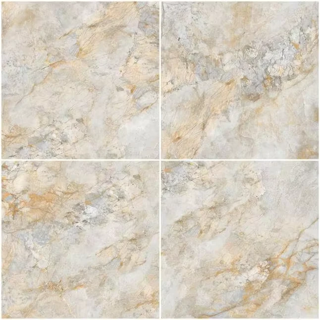 Luxury Modern Gold Style 800*800 Marble Porcelain Floor Tiles Suitable for Hotel Living Room Countertops