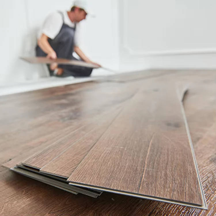 Luxury Vinyl Plank Flooring Tile Pisos Pvc Laminate Vinilico Spc Click Flooring 4mm 6mm Vinyl Flooring
