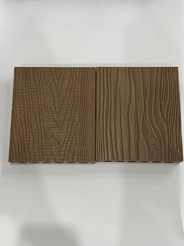 Maintenance-Free Heavy Duty WPC 3D Embossed Decking Commercial Grade High Density Wood Plastic for Outdoor