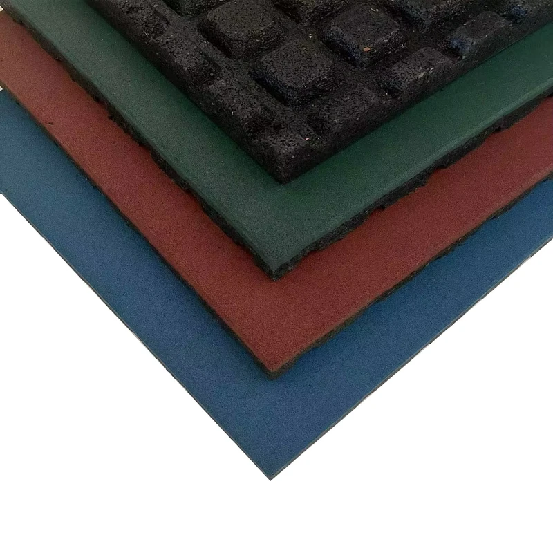 Manufacture 40mm Protective Flooring Rubber Tile Floor Mat