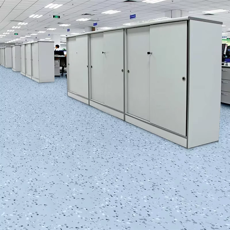 Manufacturer Direct Sales PVC Anti static Floor Sheet 2mm PVC Straight Laid Floor Plastic Floor for Clean Workshops