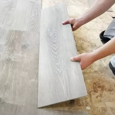 Marble Look White Color Luxury Vinyl Plank Flooring Tile SPC Vinyl Flooring