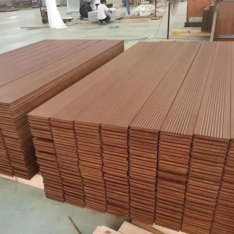 Matte Elegant Appearance Outdoor Bamboo Flooring Frosted Bamboo Floor