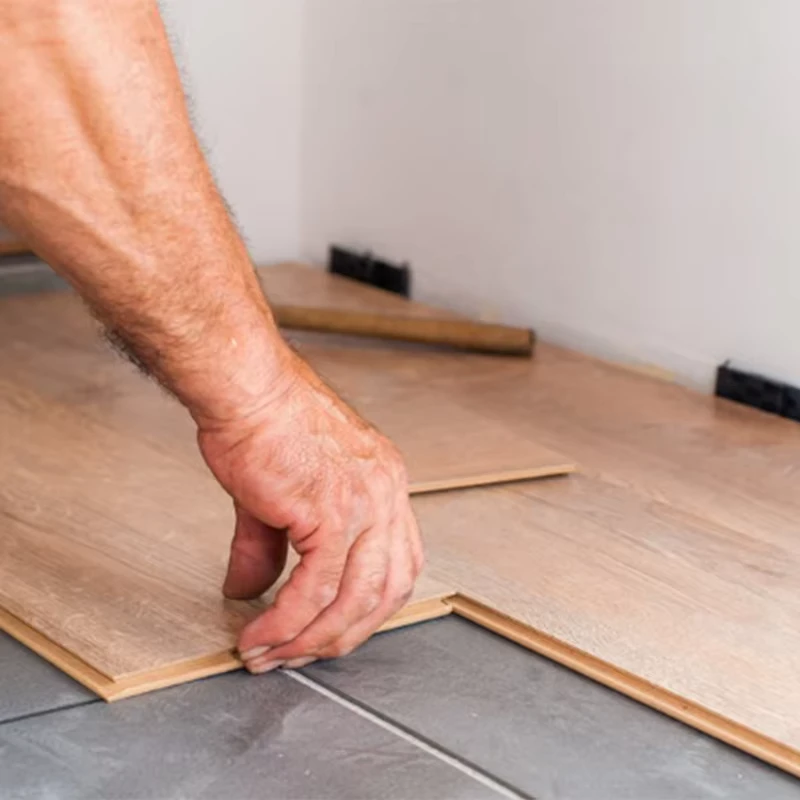 Minimalist Wood Grain Design Suitable for Family Living Rooms and Bedrooms SPC Vinyl Flooring Plank