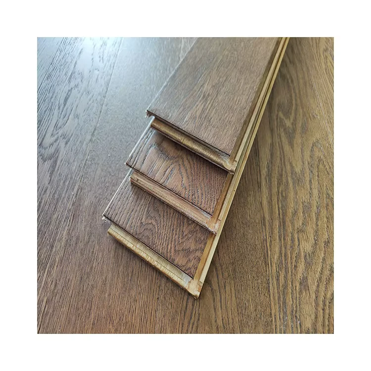 Mixed Plywood Brushed Parquet Flooring 2mm Oak Natural Pine Residential Wooden Flooring Solid Wood