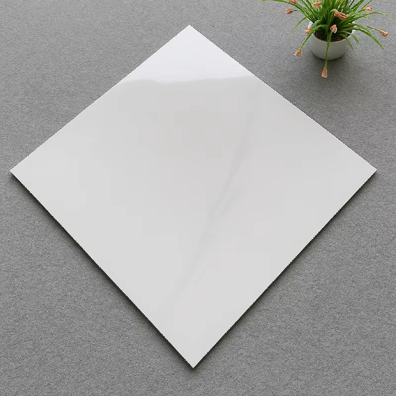 Modern 600*600MM Porcelain Floor Tiles Stone Texture Glossy Tiles for Indoor Outdoor Matte Glazed Gray White Bathroom