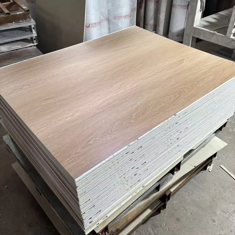 Modern 6mm Thick SPC Waterproof PVC Laminate Floor Easy to Install Mixed Grain Finish Wear Resistant for Home Living Room Mall