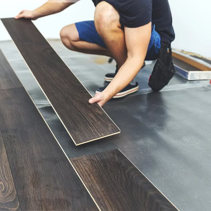Modern Anti slip SPC Flooring Waterproof Click Lock Vinyl Plank Wood Grain PVC Floor Tiles Indoor 4mm 5mm 6mm From Manufacturer