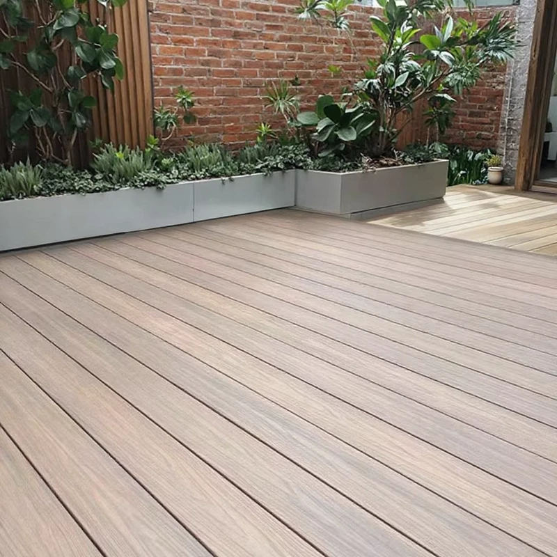 Modern Asian Design WPC Decking 18mm Thickness DIY Waterproof Anti Slip for Outdoor Garden Living Room Bathroom Bedroom Hospital