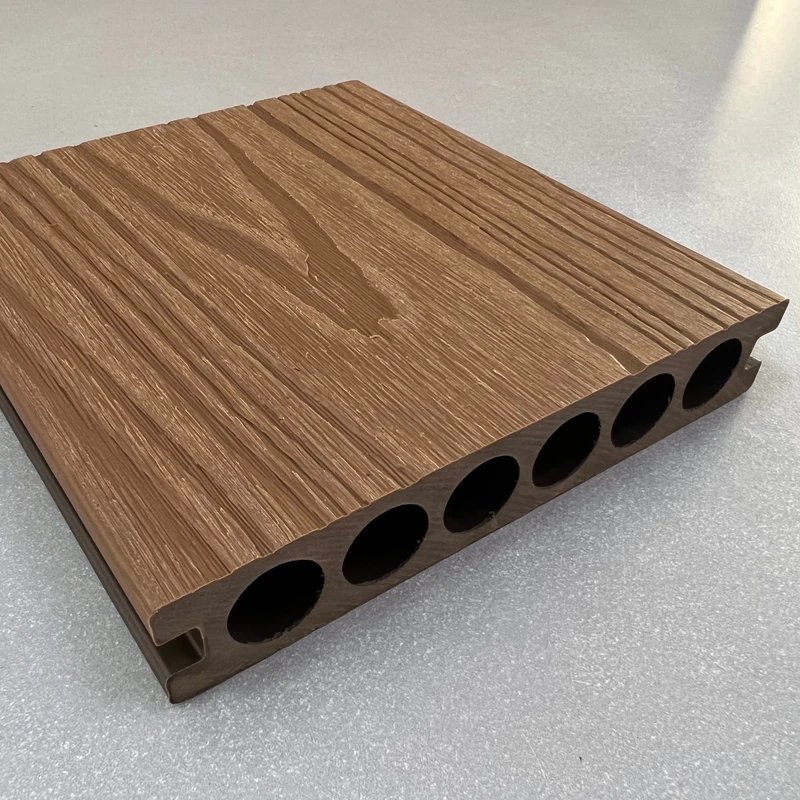 Modern Co extrusion WPC Waterproof Outdoor Decking with Customizable Colors 5 Year Warranty for Garden