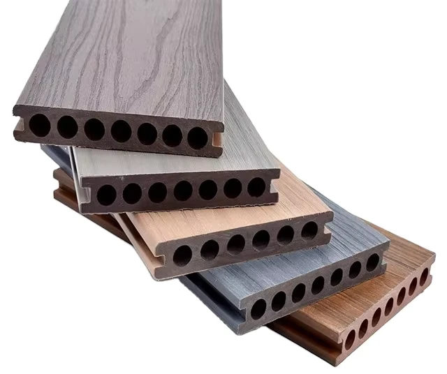 Modern Design 3D Decorative WPC Composite Deck Wood Plastic Flooring Weatherproof Floor Deck with Wood Grain Outdoor Application