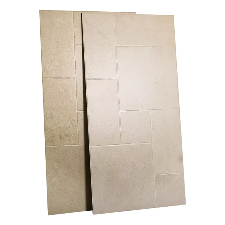 Modern Design Antique Lyme Stone Tile Outdoor Ceramic Tiles Anti-slip Properties 600x1200mm Suitable for Hotel Garden Flooring