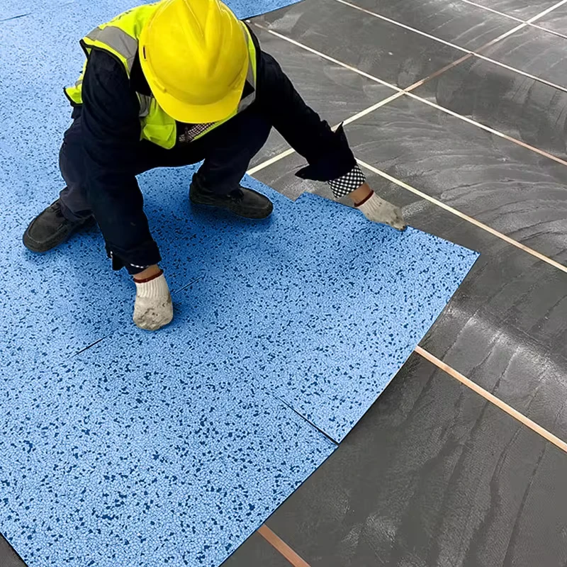 Modern Design ESD 600*600mm Anti Bacterial Anti Iodine Anti static Plastic Vinyl Floor Tile Anti Slip for Workshop Application