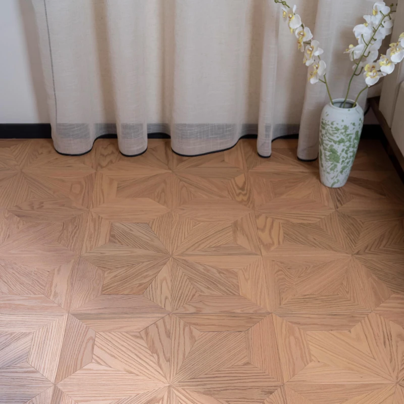 Modern Design Engineered Oak Parquet Flooring 600*600mm for Interior Home Engineered Floor