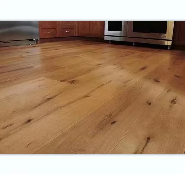Modern Design European Oak Parquet Engineered Wood Flooring Prime Grade Natural Oil With Brushed Technics