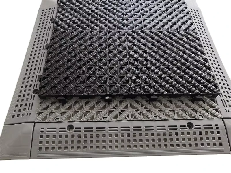 Modern Design Interlocking Garage Flooring Tiles Plastic PVC 20mm Thick for Outdoor Sports Venues Hotels