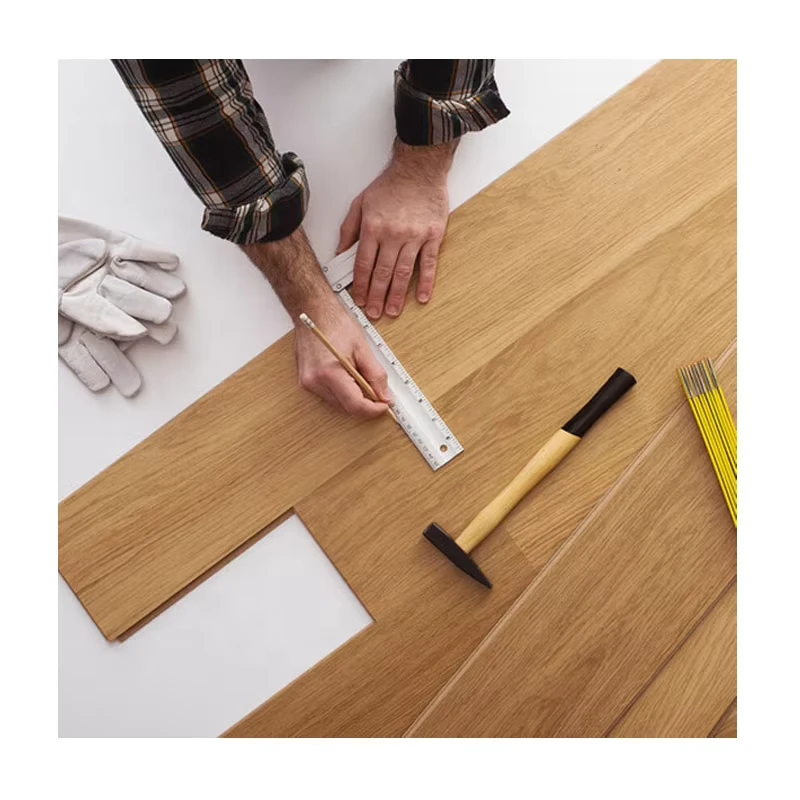 Modern Design Oak Solid Engineered Wood Flooring Water Resistant Parquet Wood Floor for Indoor Use with Click Installation Type