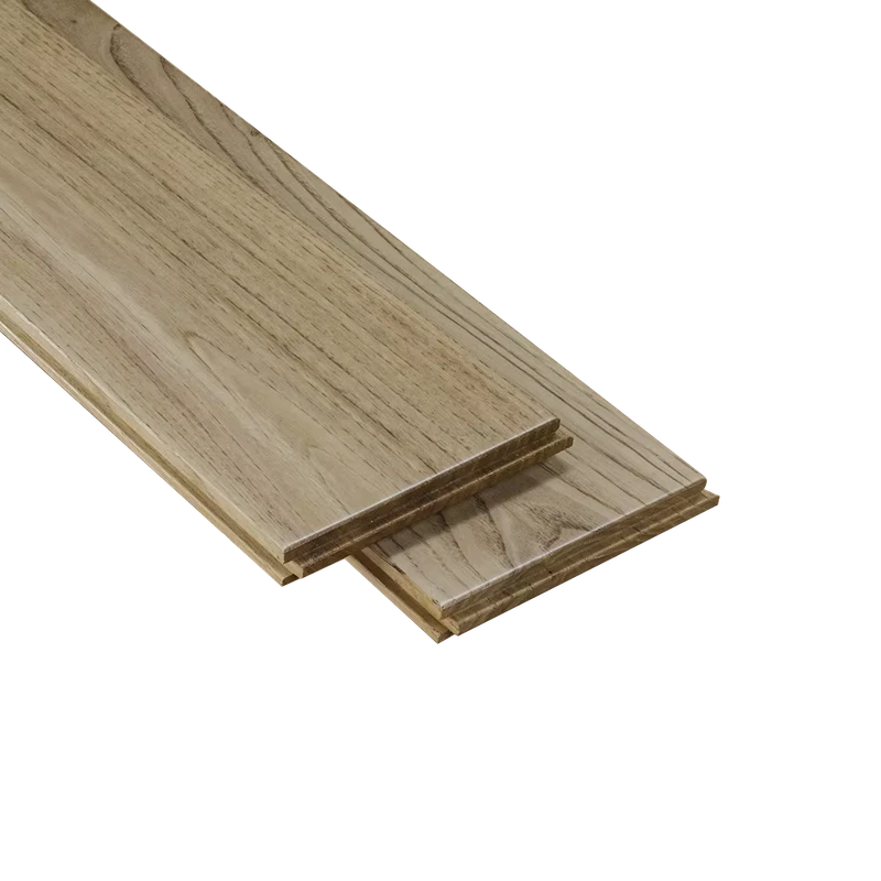 Modern Design Oak Solid Wood Flooring 18mm Thickness Click Installation Engineered Flooring