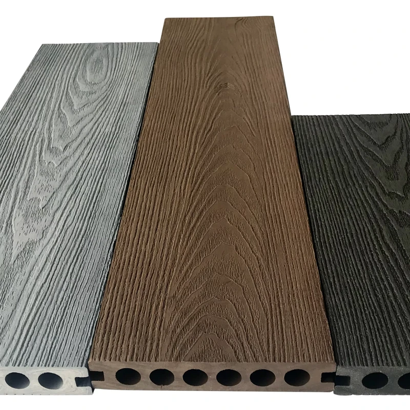 Modern Design Outdoor Wood Composite Decking Engineered Flooring 140*25mm for Balcony Terrace