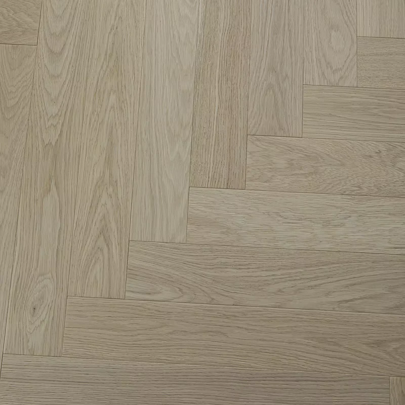 Modern European Rustic Herringbone Engineered Flooring Click Lock Installation for Indoor Use 3.0mm Oak Veneer Floors for Living