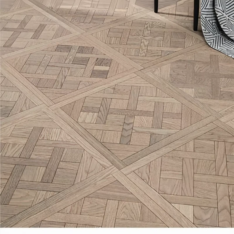 Modern French Oak Wood Versailles Parquet Flooring Classic Design for Bedroom Living Room Indoor or Villa Application