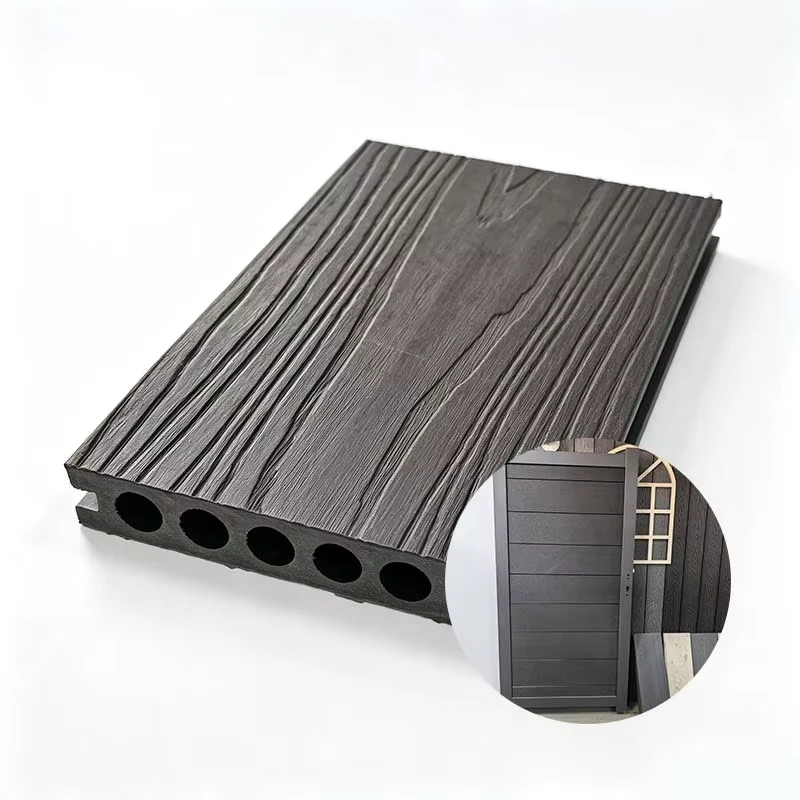 Modern Garden Style WPC Decking Board Waterproof Eco Friendly Custom Color Wall Decking