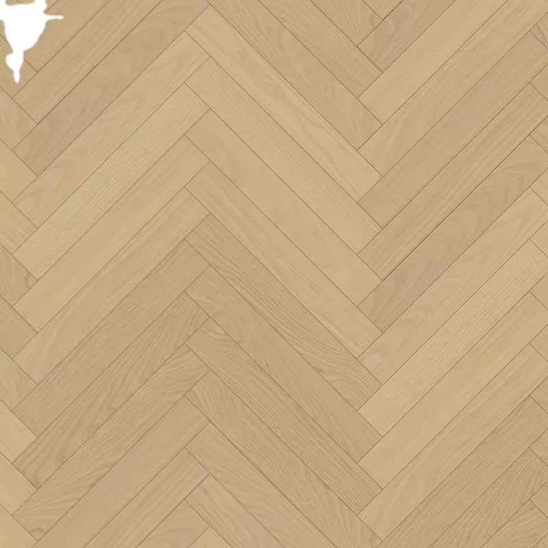 Modern Herringbone Engineered Oak Flooring with Brushed Technics New Style Design