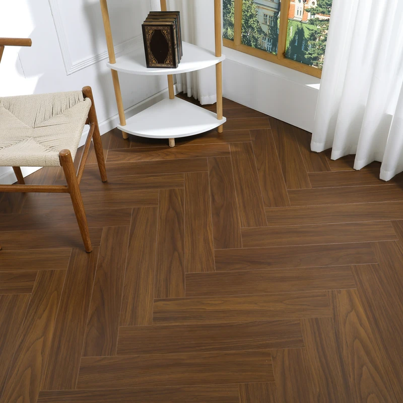 Modern Herringbone Laminate Flooring AC3 AC4 AC5Wood Grain Parquet Floor HDF 8mm 12mm for Home Office Hotel