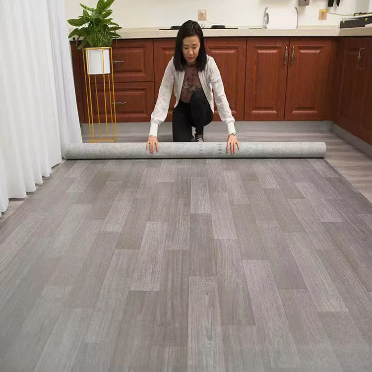 Modern Indoor PVC Vinyl Flooring Anti-Slip Engineered Roll Piso Laminados Vinilico Pallet Piso Vinil for Hotels Graphic