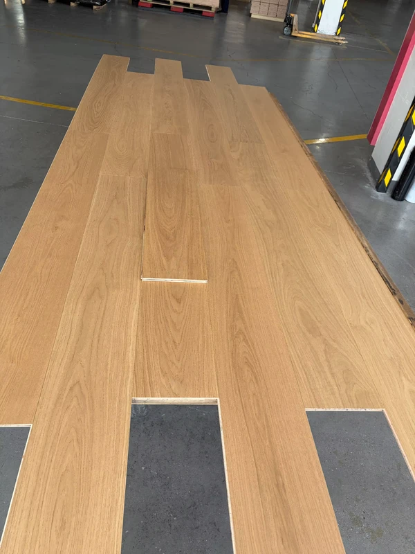 Modern Light Colour Oak Engineered Flooring T&G Installation