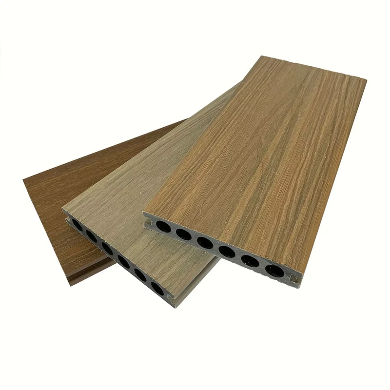 Modern Outdoor Decking Waterproof and Anti-Slip Wood Plastic Composite Coextrusion Capped for Outdoor Decks