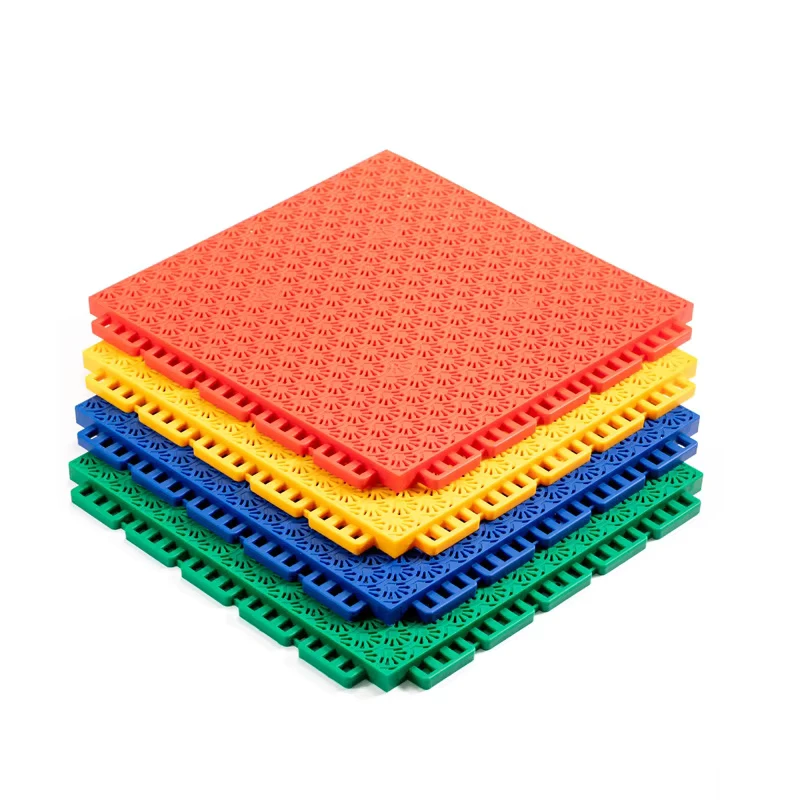 Modern Outdoor Plastic Floor PP Elastic Sport Floor Interlocking Sports Court Floor Tiles for Basketball Tennis Pickleball Court
