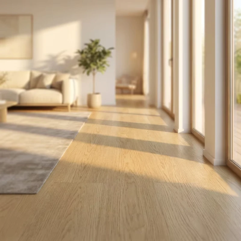 Modern Style 8/9/10/12mm Smooth Matte Finish Click Installation Laminate Flooring AC4 Wear Resistance Indoor Hospital Apartment